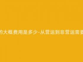 营转非需要的大概费用是多少-从营运到非营运需要多少费用?