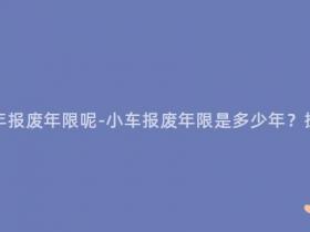 营运的小车多少年报废年限呢-小车报废年限是多少年?探讨营运车辆寿命