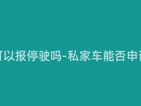 私家车可以报停驶吗-私家车能否申请停驶?