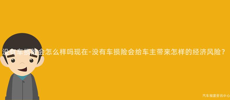 没有车损险会怎么样吗现在-没有车损险会给车主带来怎样的经济风险？