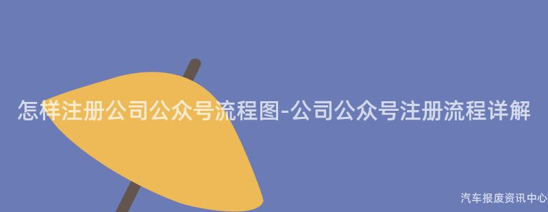怎样注册公司公众号流程图-公司公众号注册流程详解