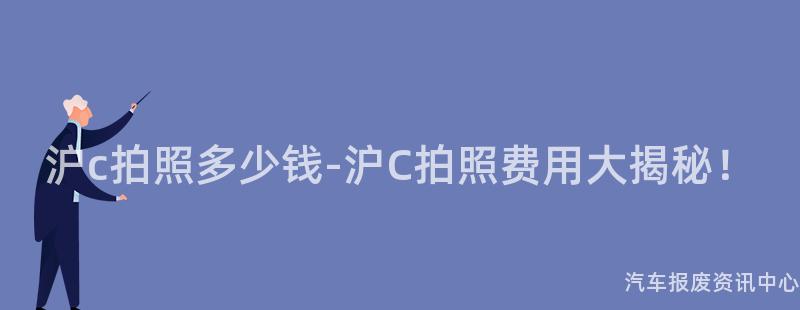 沪c拍照多少钱-沪C拍照费用大揭秘！
