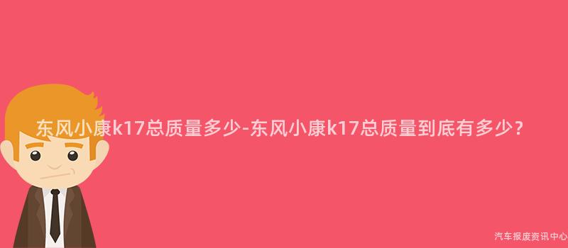 东风小康k17总质量多少-东风小康k17总质量到底有多少？