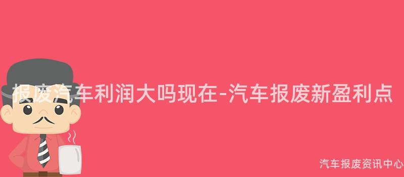 报废汽车利润大吗现在-汽车报废新盈利点