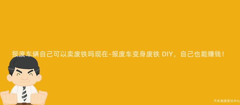 报废车辆自己可以卖废铁吗现在-报废车变身废铁 DIY，自己也能赚钱！