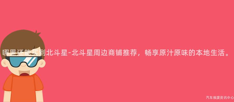 哪里还能买到北斗星-北斗星周边商铺推荐，畅享原汁原味的本地生活。
