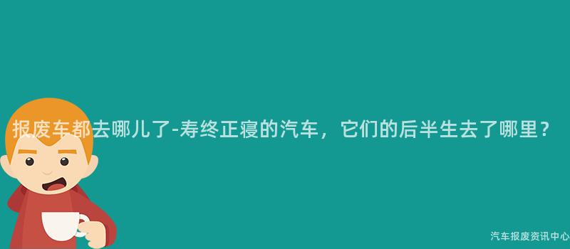 报废车都去哪儿了-寿终正寝的汽车，它们的后半生去了哪里？