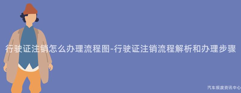 行驶证注销怎么办理流程图-行驶证注销流程解析和办理步骤