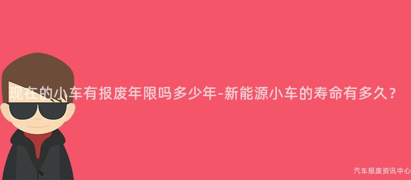 现在的小车有报废年限吗多少年-新能源小车的寿命有多久？