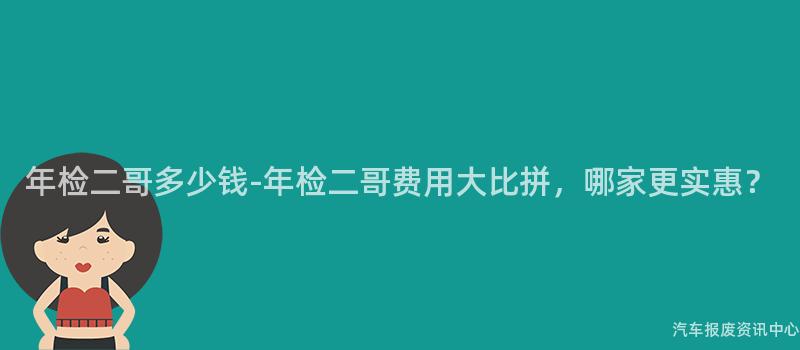 年检二哥多少钱-年检二哥费用大比拼，哪家更实惠？
