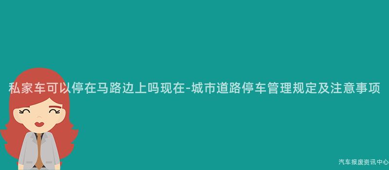 私家车可以停在马路边上吗现在-城市道路停车管理规定及注意事项