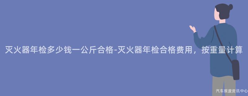 灭火器年检多少钱一公斤合格-灭火器年检合格费用，按重量计算