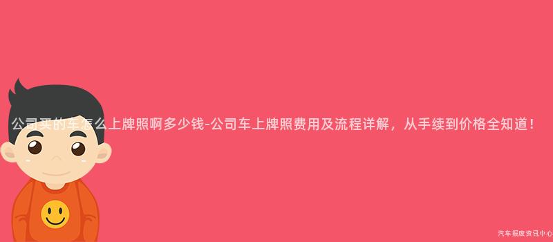公司买的车怎么上牌照啊多少钱-公司车上牌照费用及流程详解，从手续到价格全知道！