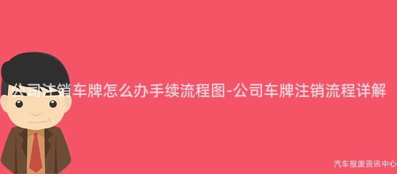 公司注销车牌怎么办手续流程图-公司车牌注销流程详解