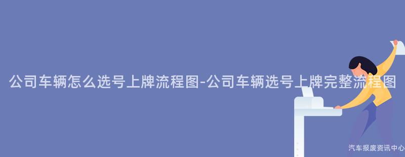公司车辆怎么选号上牌流程图-公司车辆选号上牌完整流程图