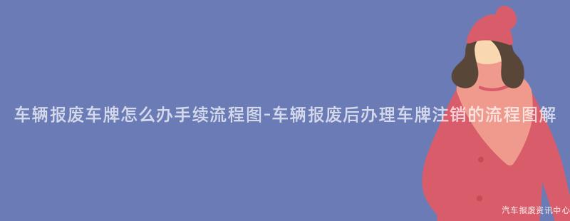 车辆报废车牌怎么办手续流程图-车辆报废后办理车牌注销的流程图解