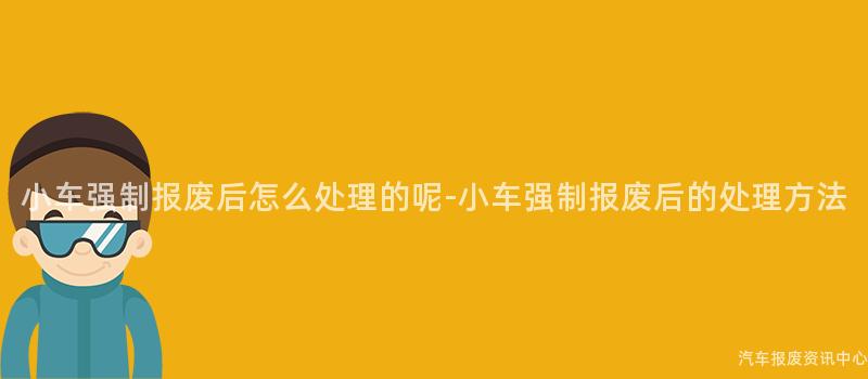 小车强制报废后怎么处理的呢-小车强制报废后的处理方法