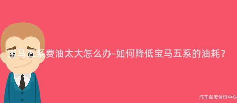 宝马五系费油太大怎么办-如何降低宝马五系的油耗？