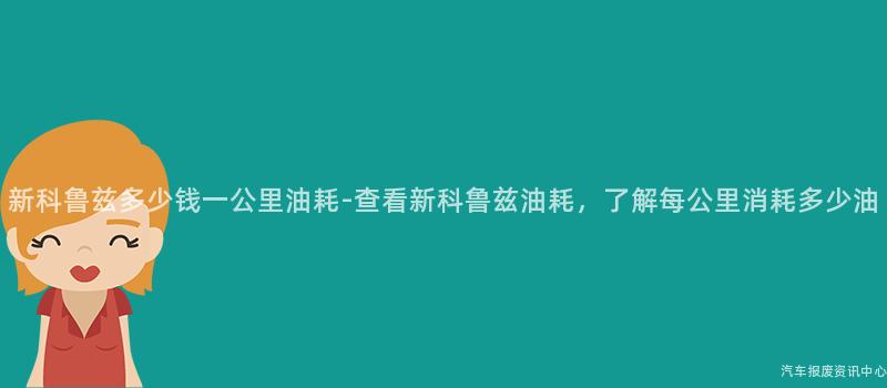 新科鲁兹多少钱一公里油耗-查看新科鲁兹油耗，了解每公里消耗多少油