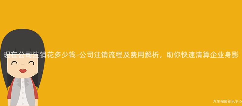 现在公司注销花多少钱-公司注销流程及费用解析，助你快速清算企业身影