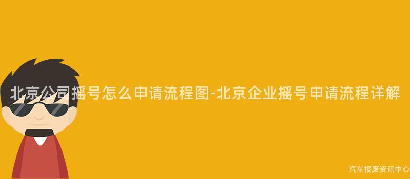 北京公司摇号怎么申请流程图-北京企业摇号申请流程详解