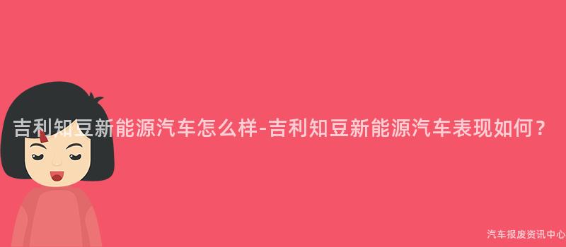 吉利知豆新能源汽车怎么样-吉利知豆新能源汽车表现如何？