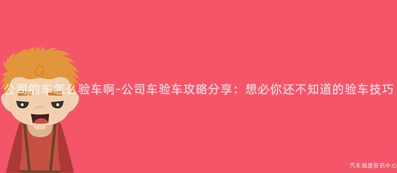 公司的车怎么验车啊-公司车验车攻略分享：想必你还不知道的验车技巧