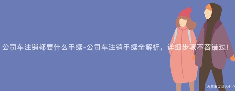 公司车注销都要什么手续-公司车注销手续全解析，详细步骤不容错过！