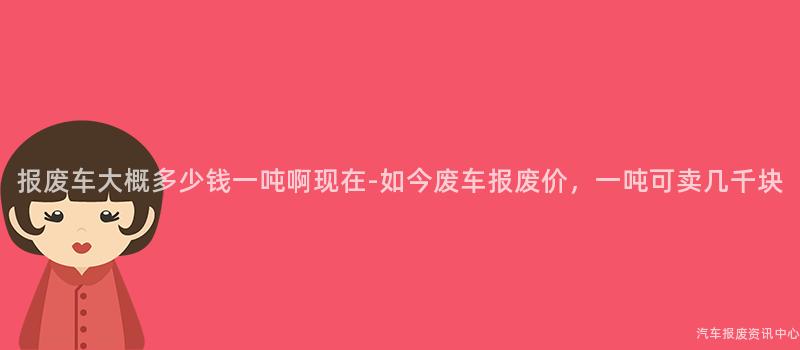 报废车大概多少钱一吨啊现在-如今废车报废价，一吨可卖几千块