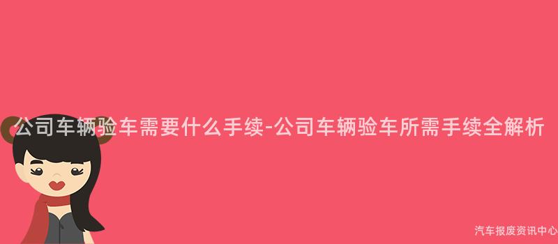 公司车辆验车需要什么手续-公司车辆验车所需手续全解析