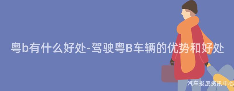 粤b有什么好处-驾驶粤B车辆的优势和好处