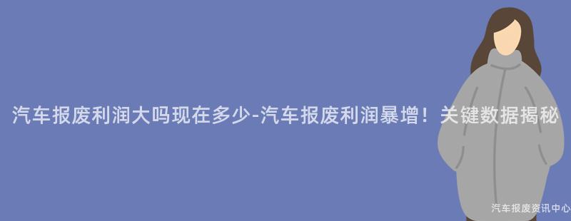 汽车报废利润大吗现在多少-汽车报废利润暴增！关键数据揭秘