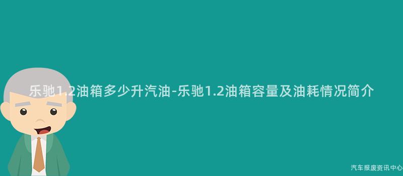 乐驰1.2油箱多少升汽油-乐驰1.2油箱容量及油耗情况简介